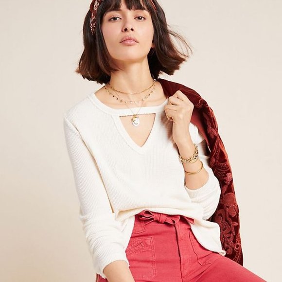 Anthropologie | NWT Nadia Waffle Tunic Top - Picture 7 of 16